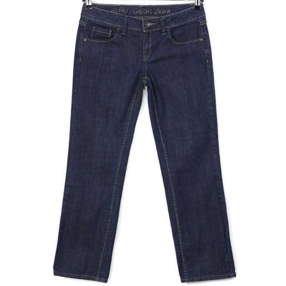 Esprit Smart Straight Jeans Dark‎ Stretch 28 32 Actual 29 X 28 - Picture 2 of 12